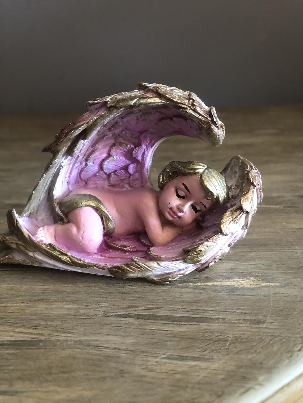 Pembe Kanadında Uyuyan Mini Melek