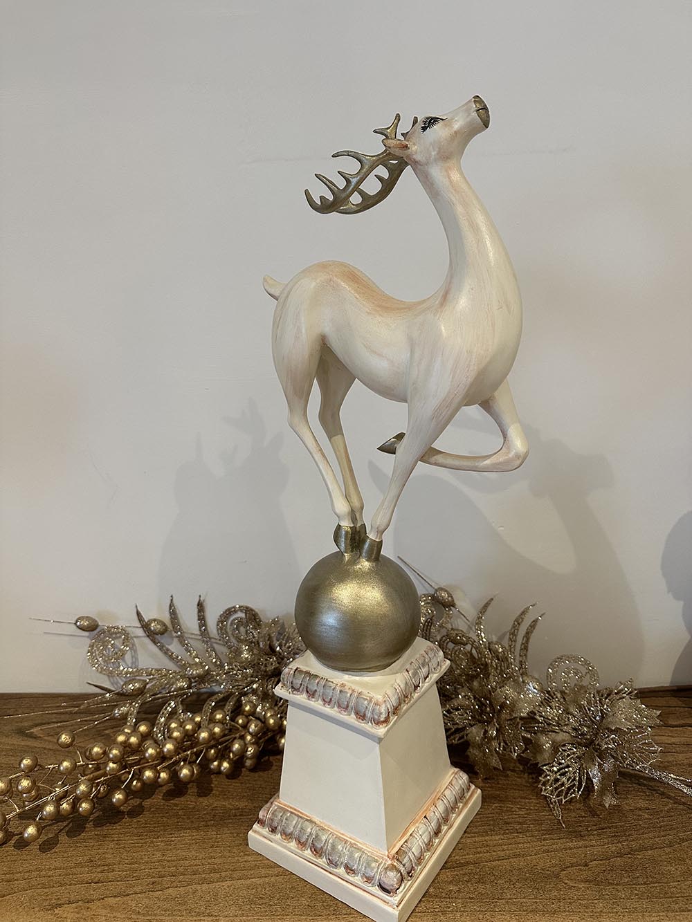 Geyik Dekoratif Obje – 35x23 cm