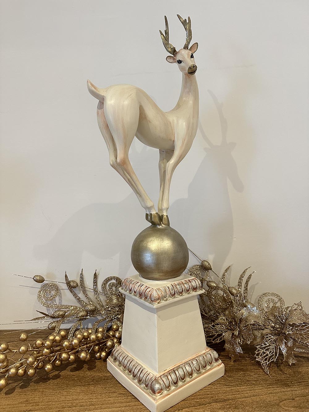 Geyik Dekoratif Obje – 35x23 cm