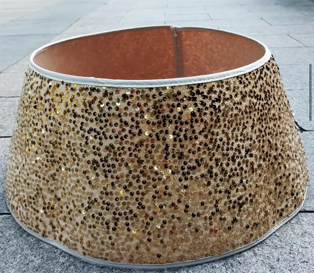 Gold Paletli - Yılbaşı Çam Ağaç Eteği ,Yılbaşı Dekor