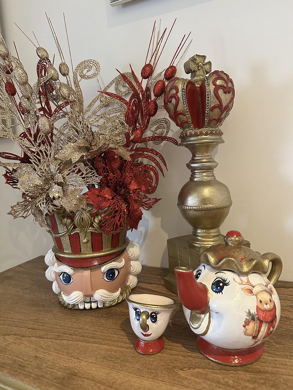 Kurşun Asker Saksı Biblo, Fındıkkıran Heykeli,Yılbaşı Aksesuarları