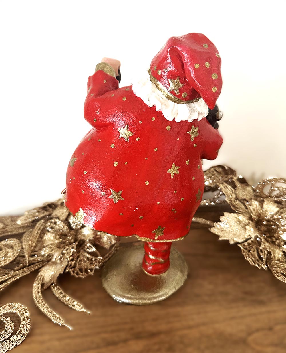 Sallanan Noel Baba - Dekoratif Yılbaşı Aksesuarı , Yılbaşı Dekorasyonu, Dekor Biblo