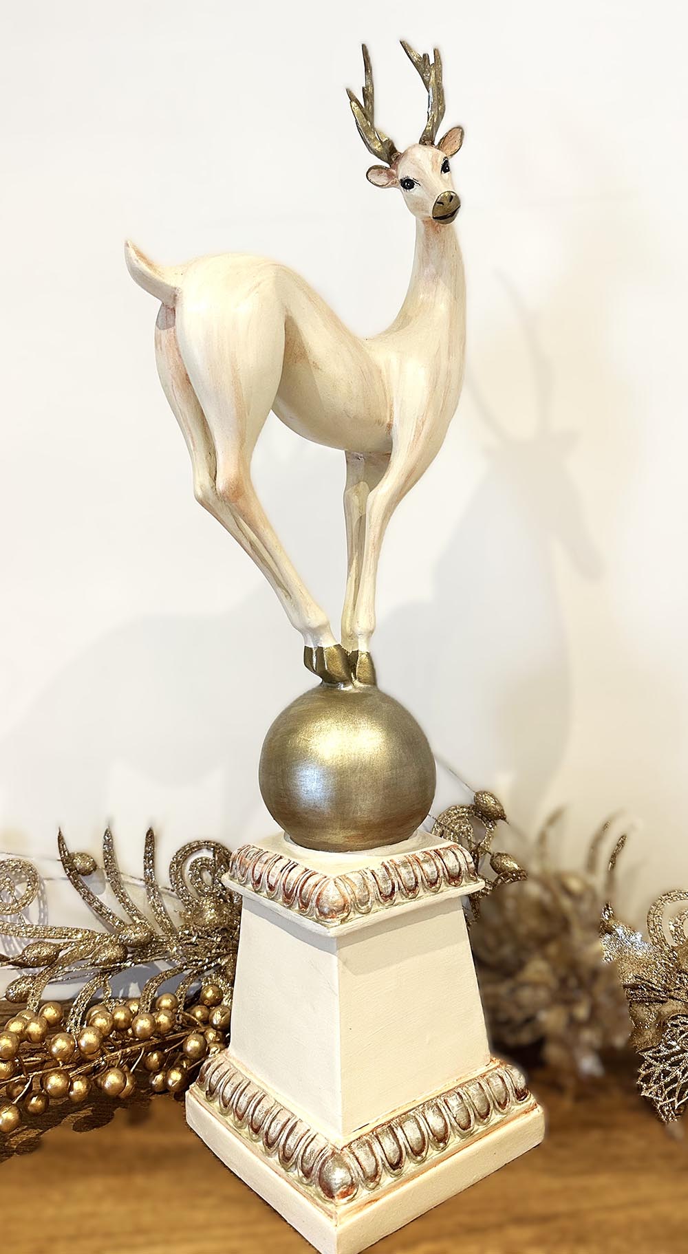 Büyük Geyik Dekoratif Aksesuar , Biblo ,Yılbaşı Aksesuarı