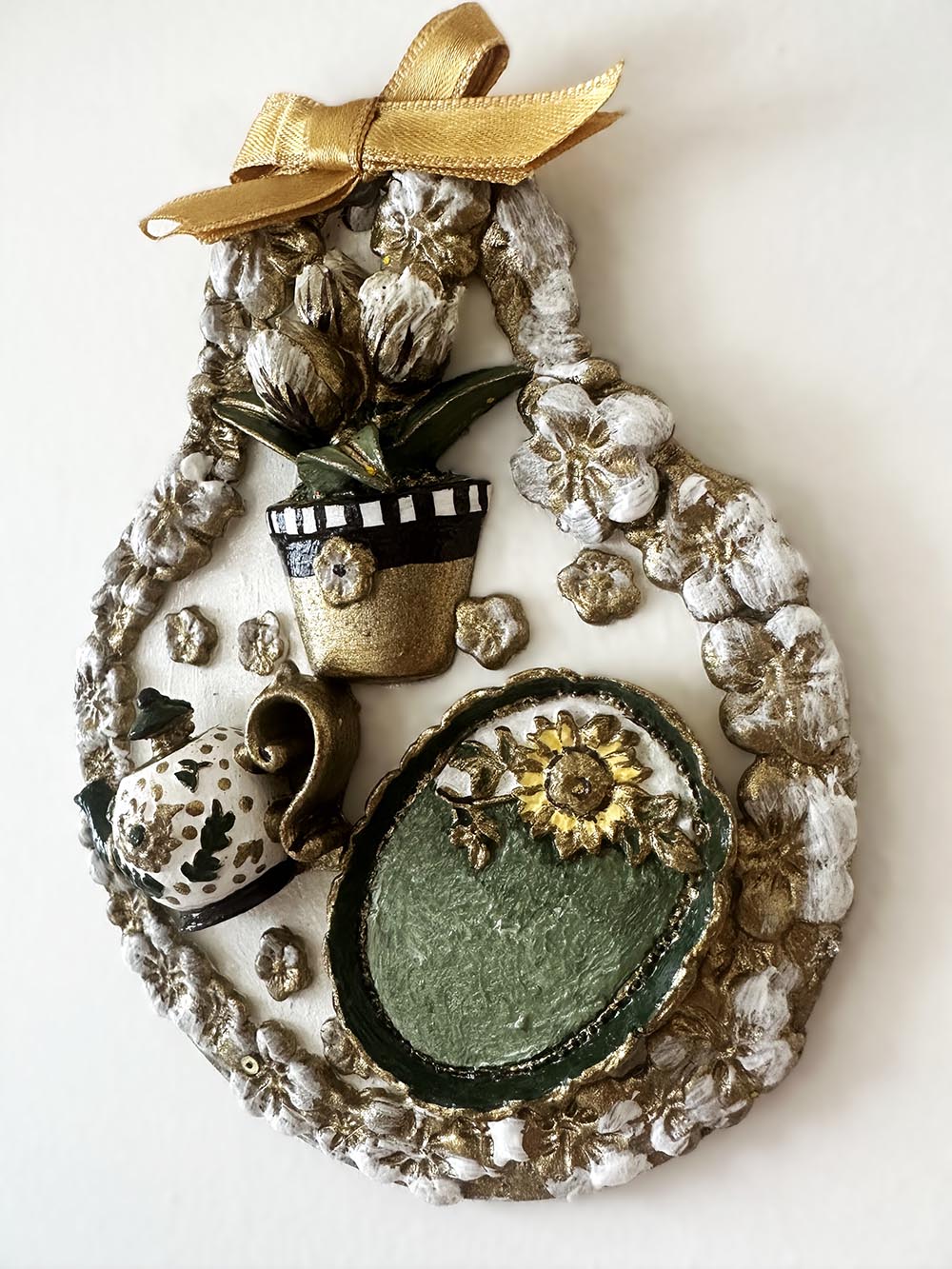 El Yapımı Mutfak Duvar Süsü -Dekoratif Duvar Aksesuarı , Çerçeve