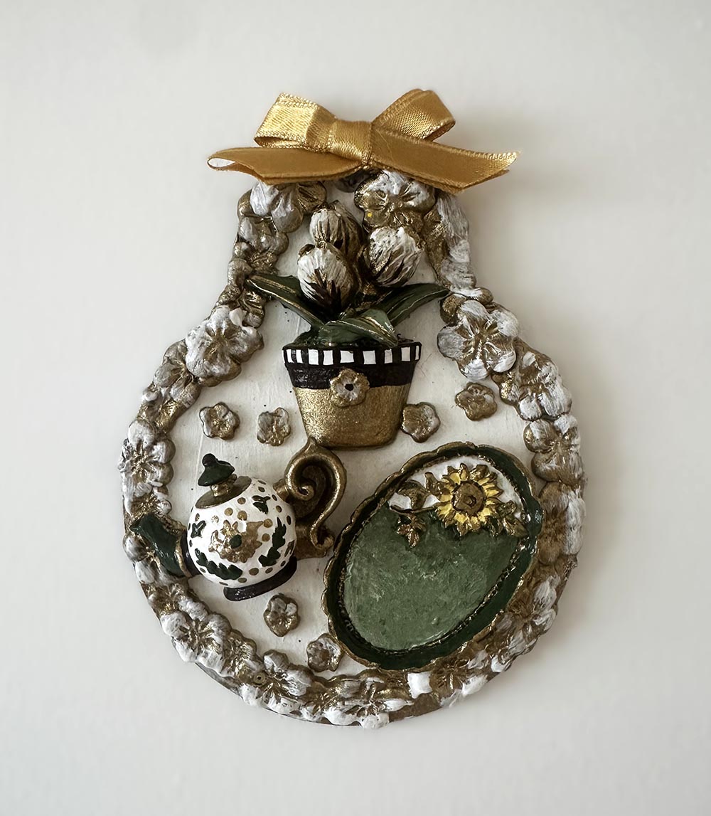 El Yapımı Mutfak Duvar Süsü -Dekoratif Duvar Aksesuarı , Çerçeve