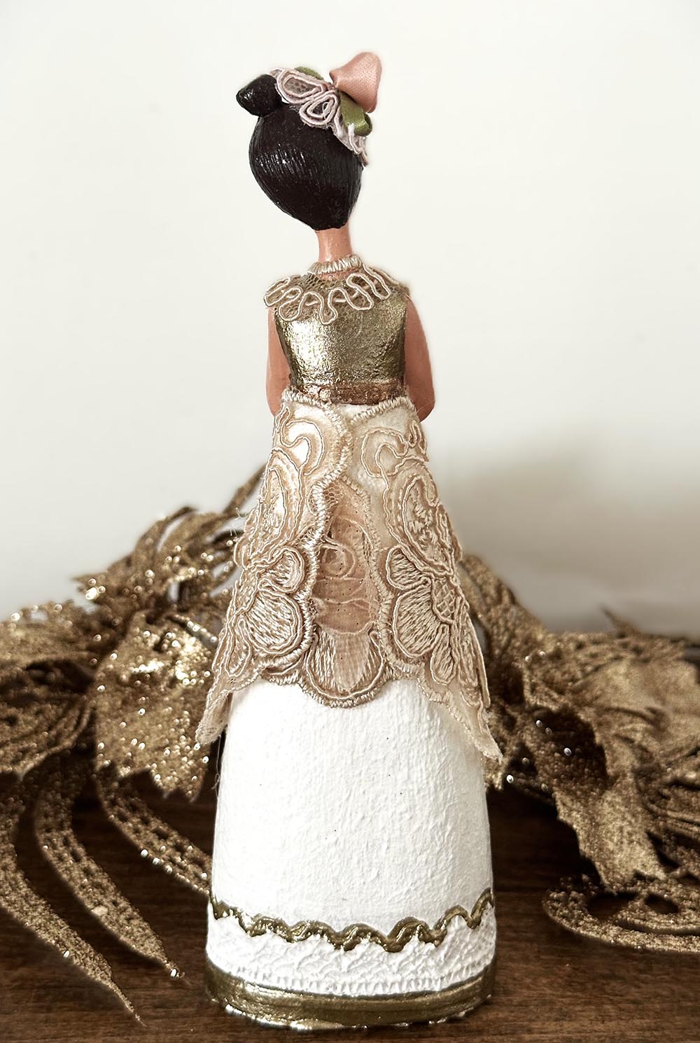 Kadın Figürlü Dekoratif Biblo - Ev Objesi , Özel Tasarım , Hediyelik Biblo