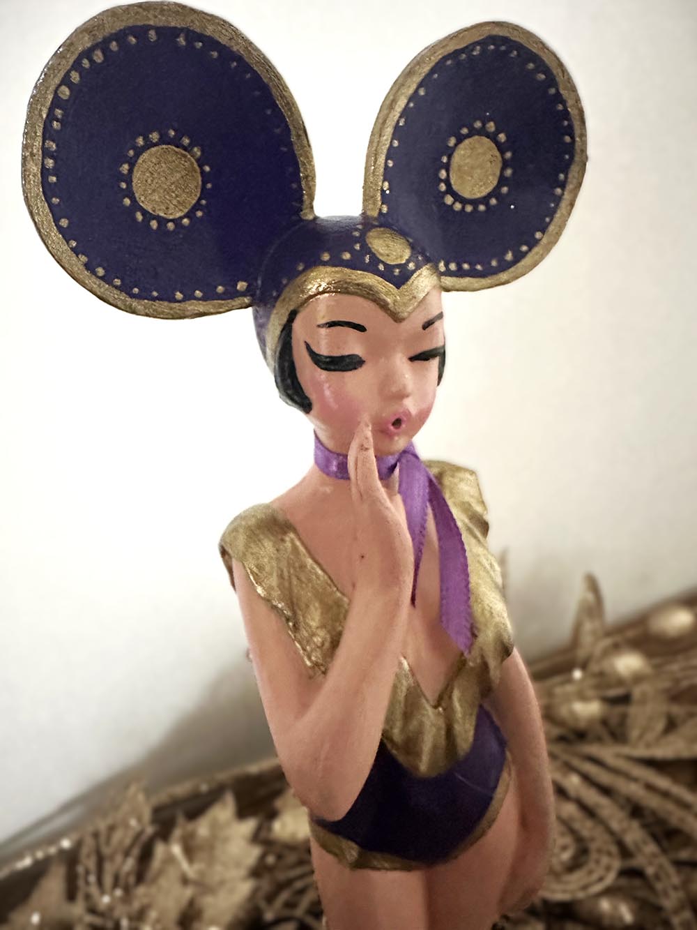 Siyah Danscı Kız -Dekoratif Obje , Aksesuar , Biblo