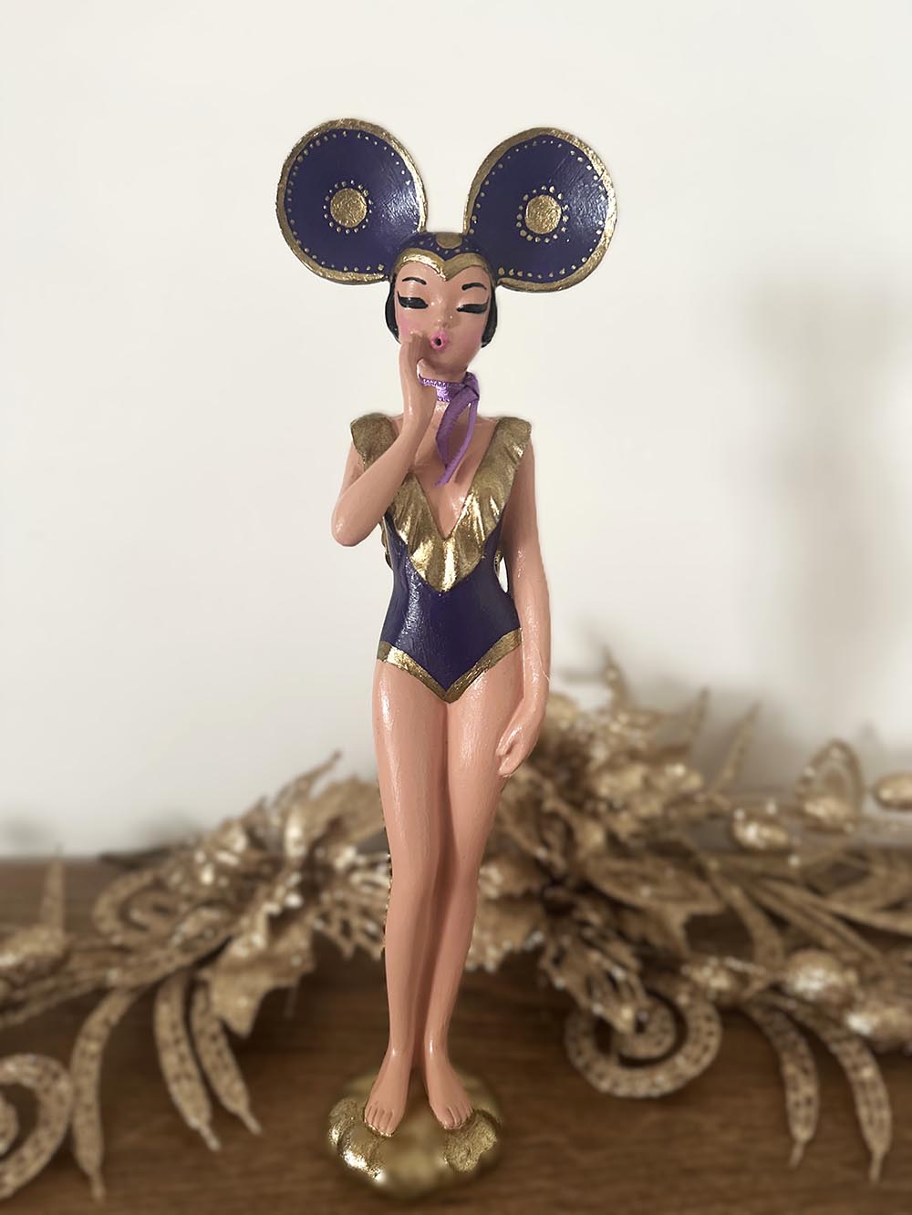 Siyah Danscı Kız -Dekoratif Obje , Aksesuar , Biblo