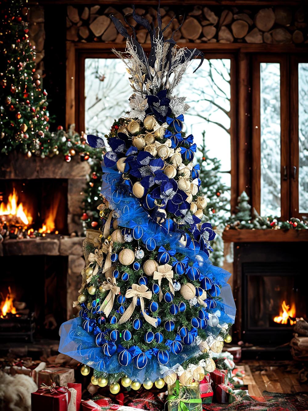 Yılbaşı Çam Ağacı Süsü - 8 Cm Yılbaşı Çam Ağacı Topu