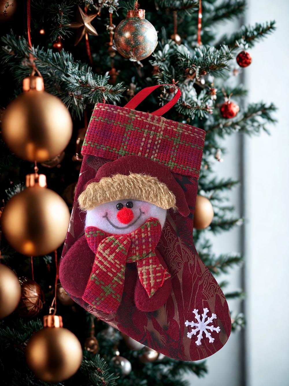 Yılbaşı Ağaç Süsü Tatlı Çorap